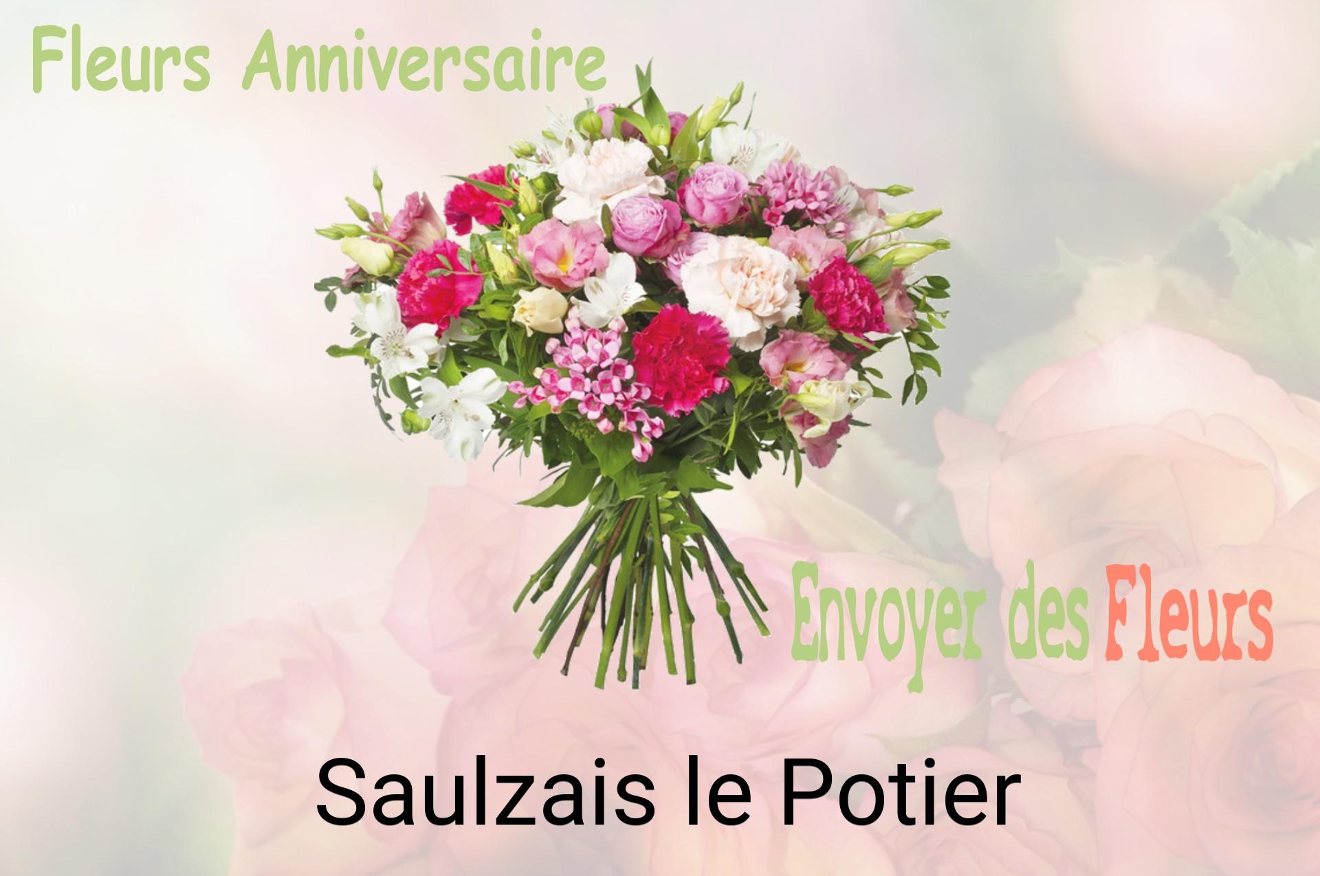 Bouquet de fleurs d’anniversaire livré à Saulzais-le-Potier